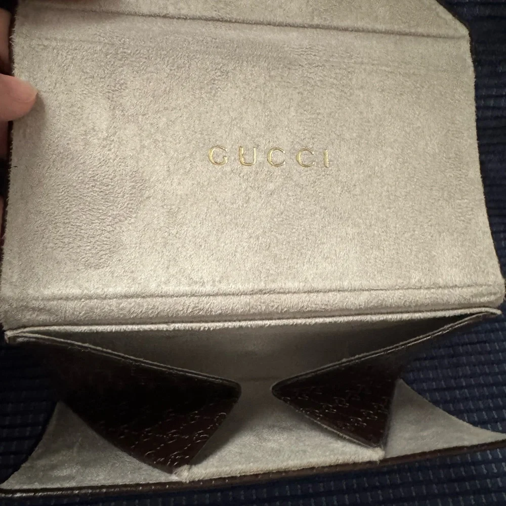 Gucci Eyeglass/sunglasses brown case - Picture 7 of 8
